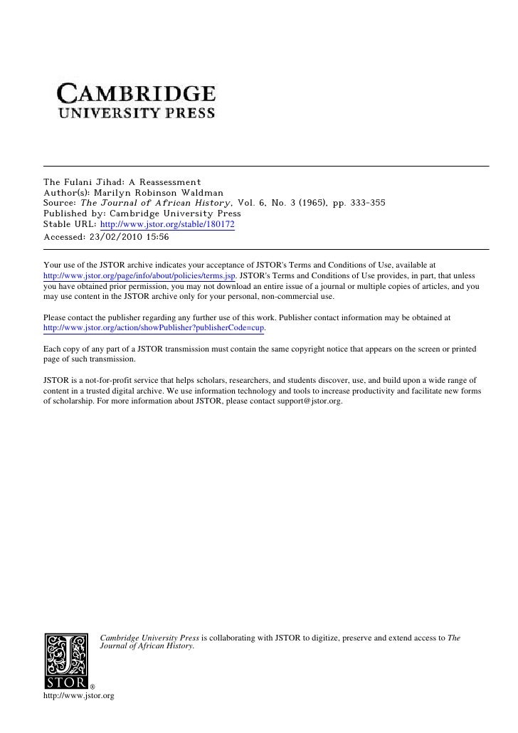 Fulani Jihad
