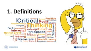 Sponsored by the U.S. Department of State
Bureau of Educational and Cultural Affairs
1. Definitions
 