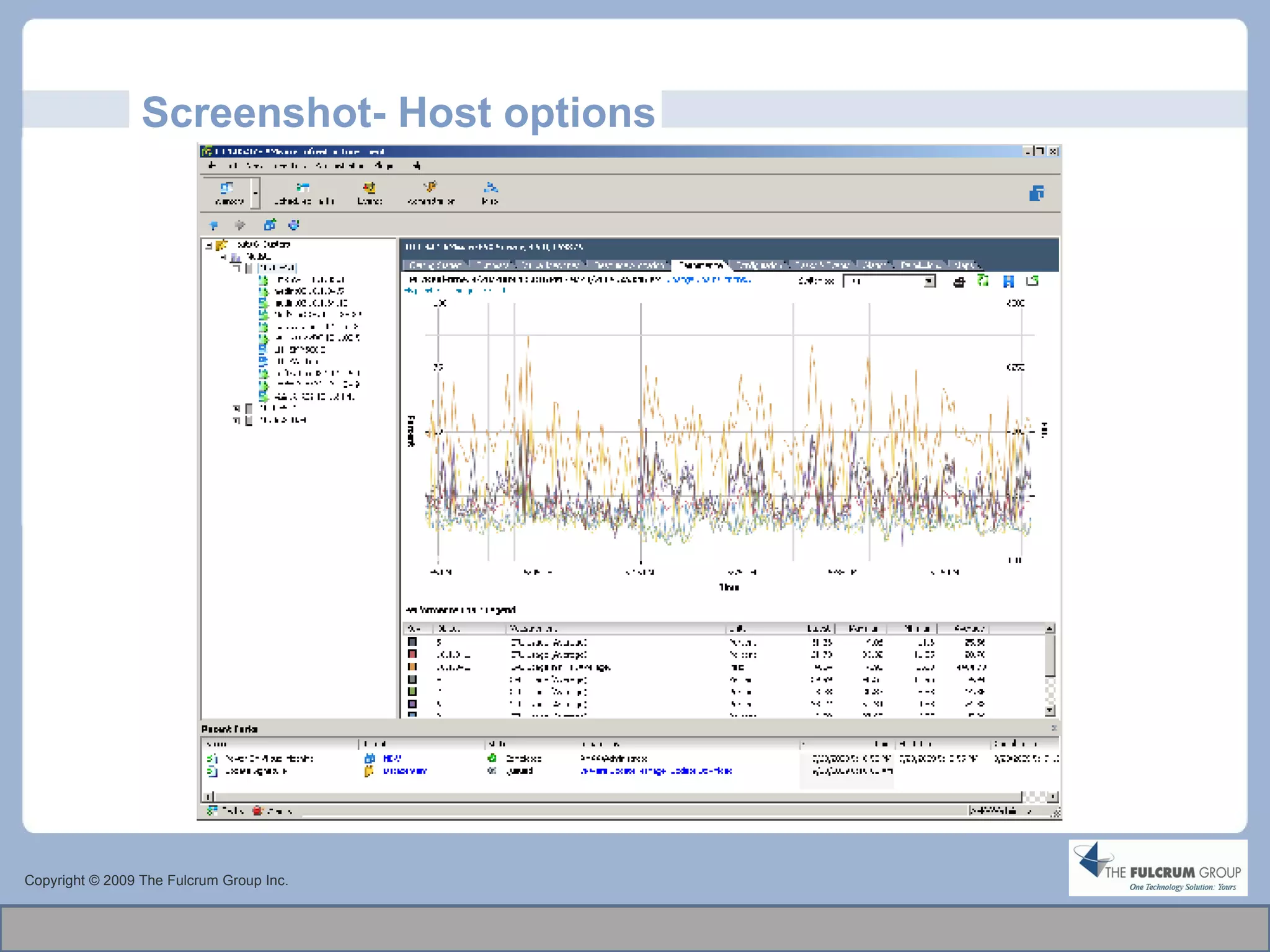 Screenshot- Host options Copyright © 2009 The Fulcrum Group Inc. 