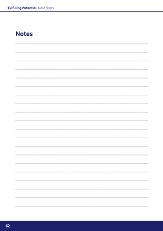 Fulfilling Potential Next Steps




     Notes




62
 