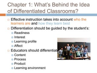 Fulfilling the Promise of the Differentiated Classroom | PPTX