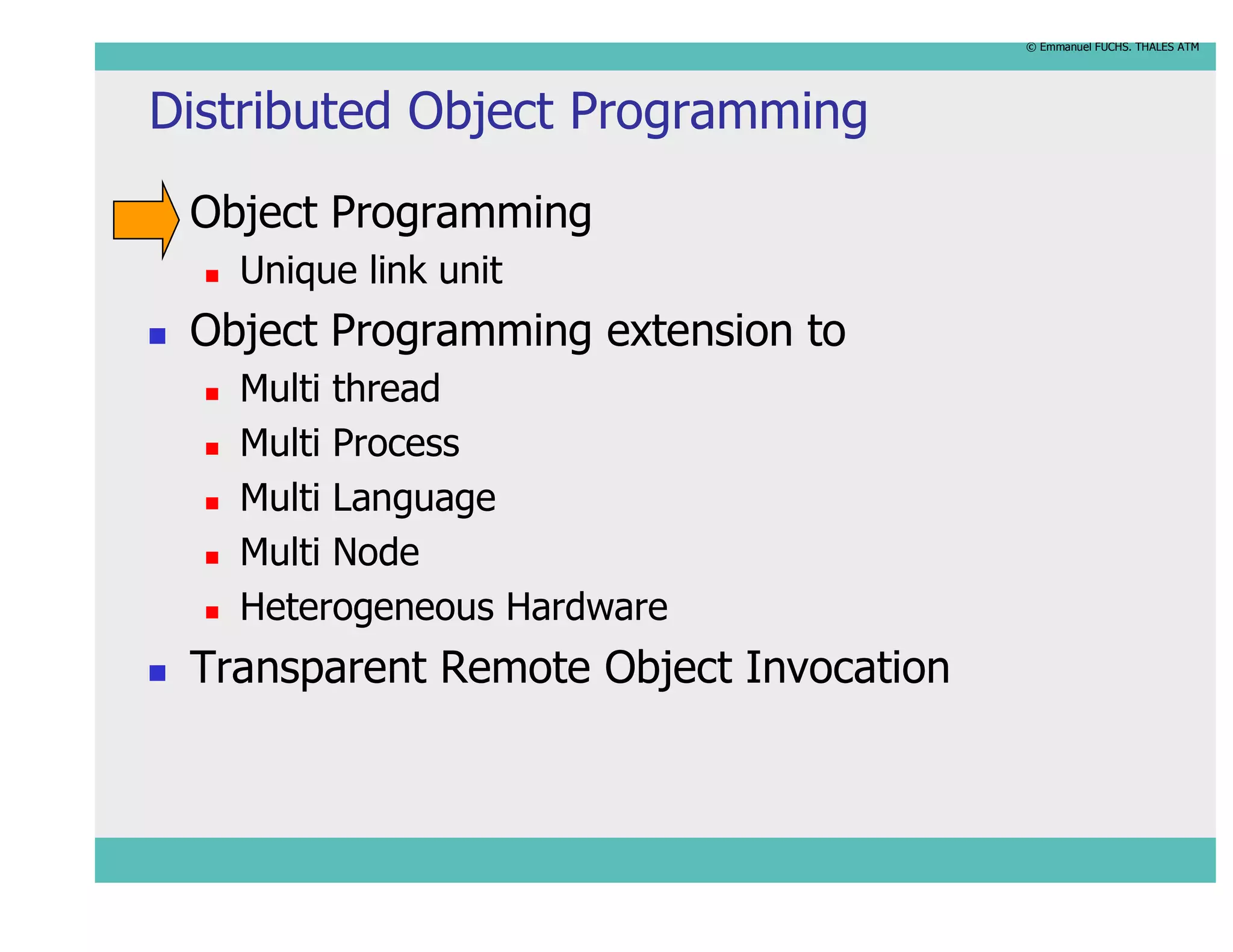 Complex Distributed Systems Software Architecture  