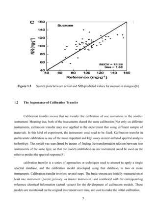 Calibration transfer between NIR spectrometers | DOCX