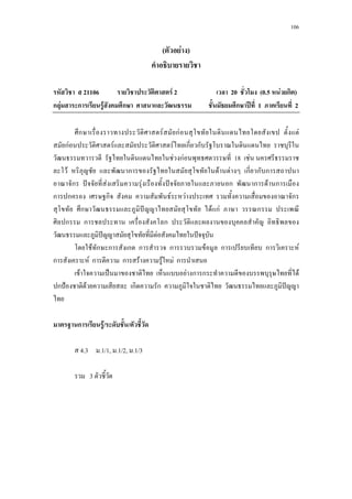 106
( F )
21106 F 2 20 (0.5 F ก )
ก F ก F ก ก ʾ 1 2
ก F กF F
กF F F ก ก
F กF 18 F
F ก F F ก ก ก
ก ˆ F F ˆ ก ก F ก
ก ก ก F F ก
ก ˆ F กF ก
ก ก ก
ˆ F ˆ
F ก ก ก ก ก F ก ก F
ก F ก ก F F F ก
F ˈ F ก ก F
ก ˂ F ก ก ˆ
ก F/ /
4.3 .1/1, .1/2, .1/3
3
 