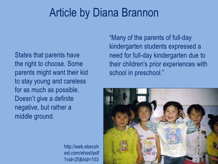 Full Day Kindergarten