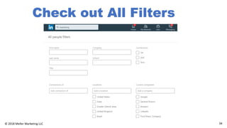 34© 2018 Meller Marketing LLC
Check out All Filters
 