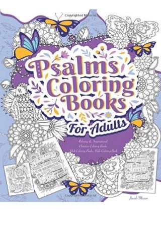 Full Download Psalms Coloring Books For Adults Relaxing & Inspirational Christian Coloring Books Adult Coloring Books Bible Coloring Book (Bible Verse Coloring Books For Adults) for ipad