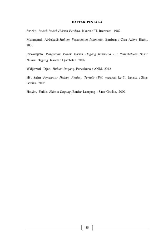 MATERI HUKUM DAGANG