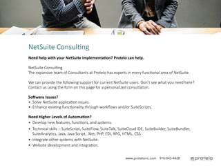 Full-Service NetSuite Team: Implementation, Integration, Training & Support