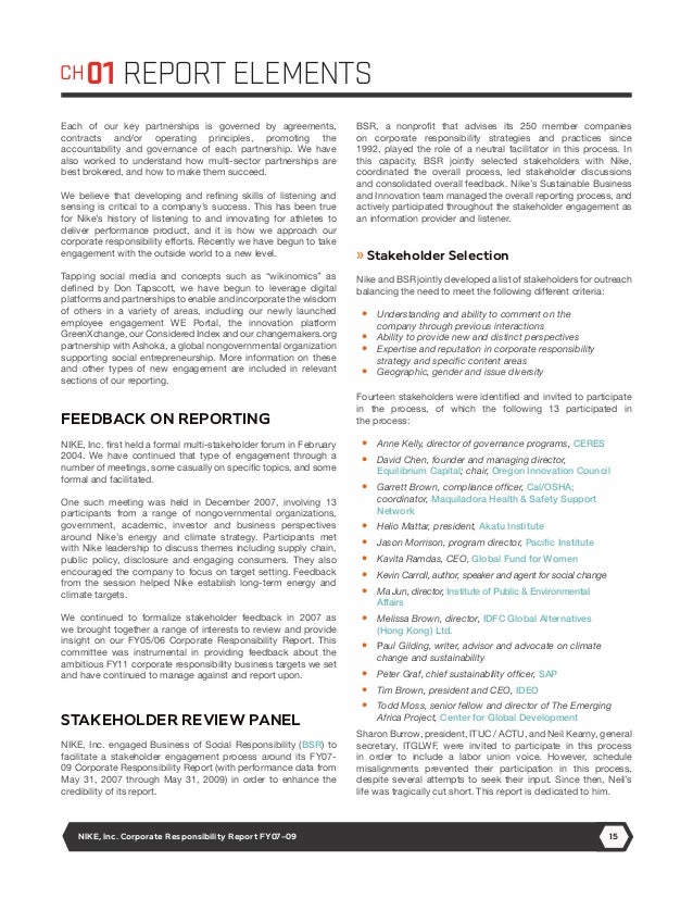 nike business report