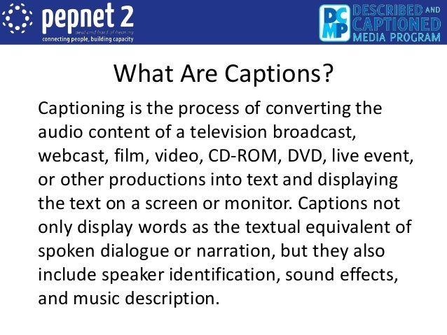 closed captioning guidelines closed captioning guidelines