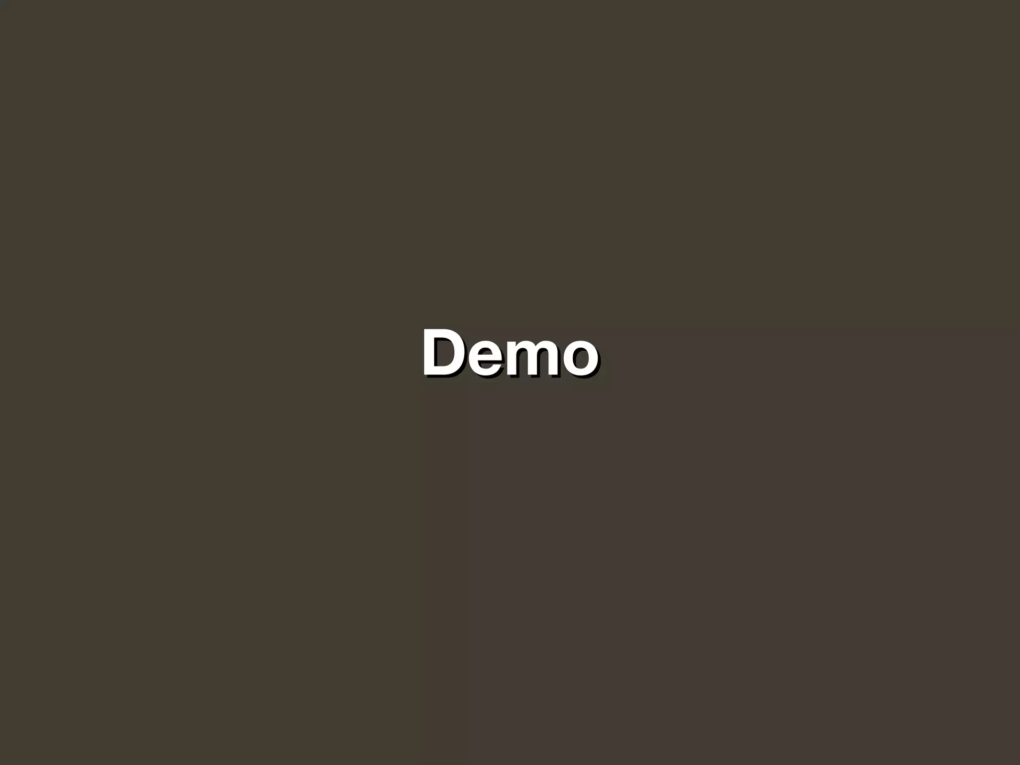 DemoDemo
 