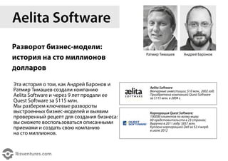 Aelita Software 
 -: 
    
 
    
 
  ,  