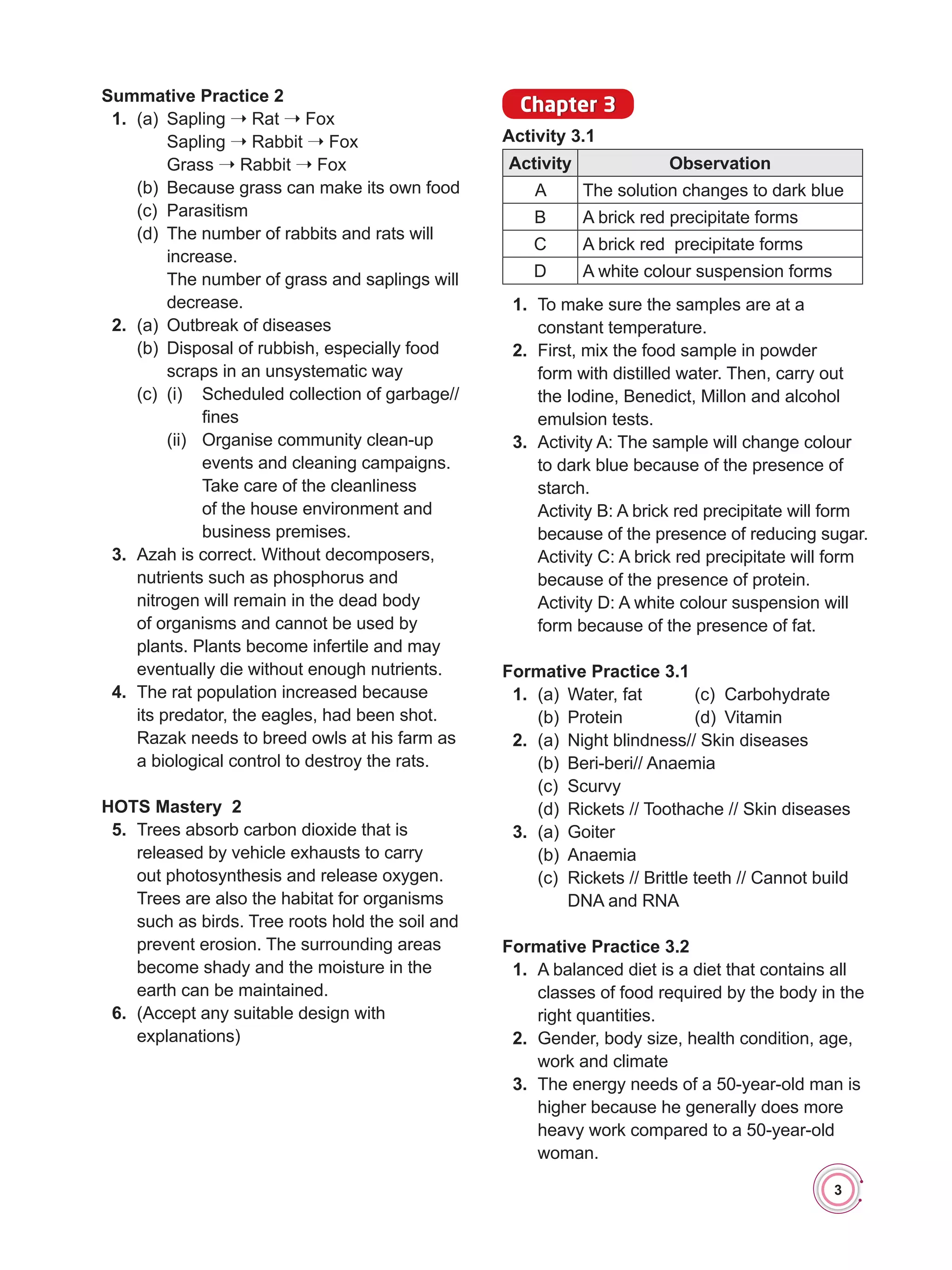 Full answers textbook science form 2 (3) (2) | PDF