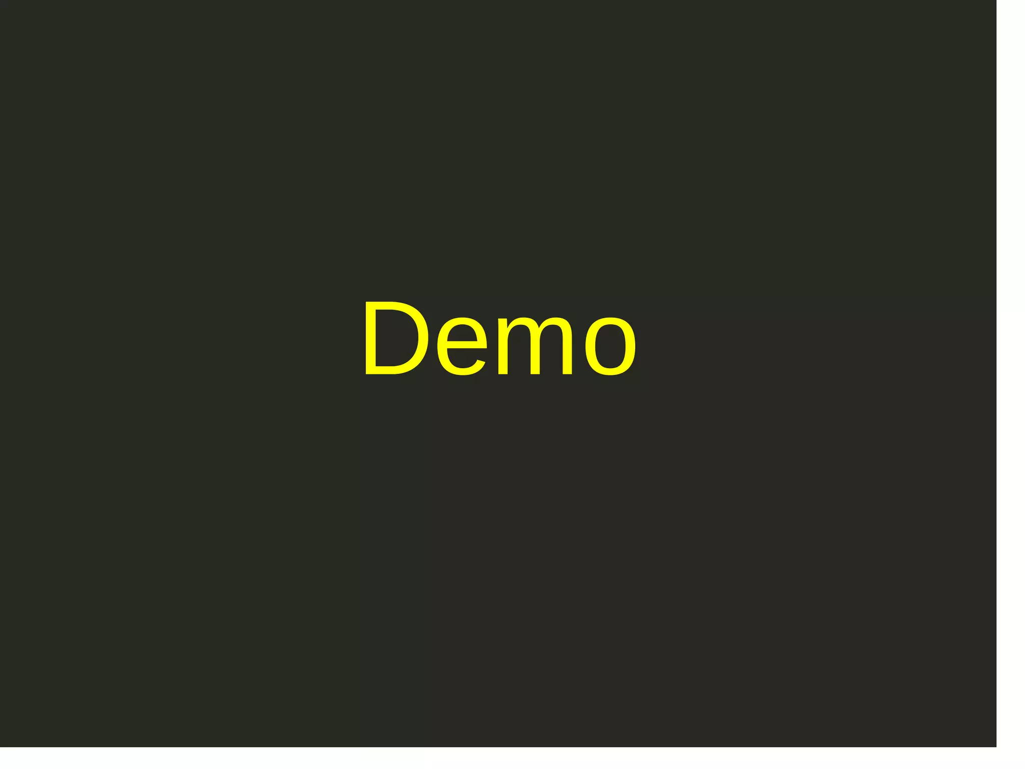 Demo 