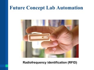 Future Concept Lab Automation
Radiofrequency identification (RFID)
 
