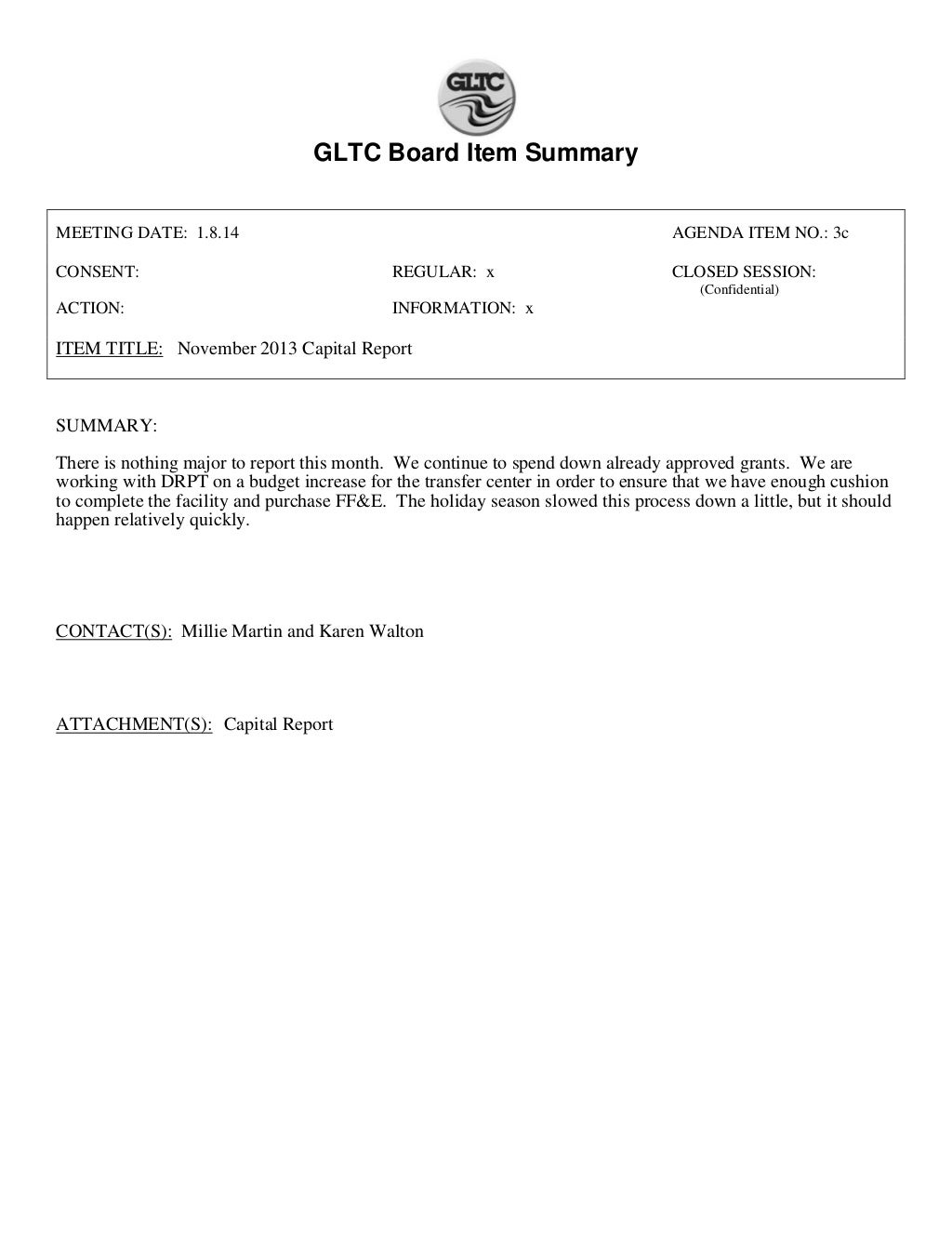 Full board packet January 8 2014