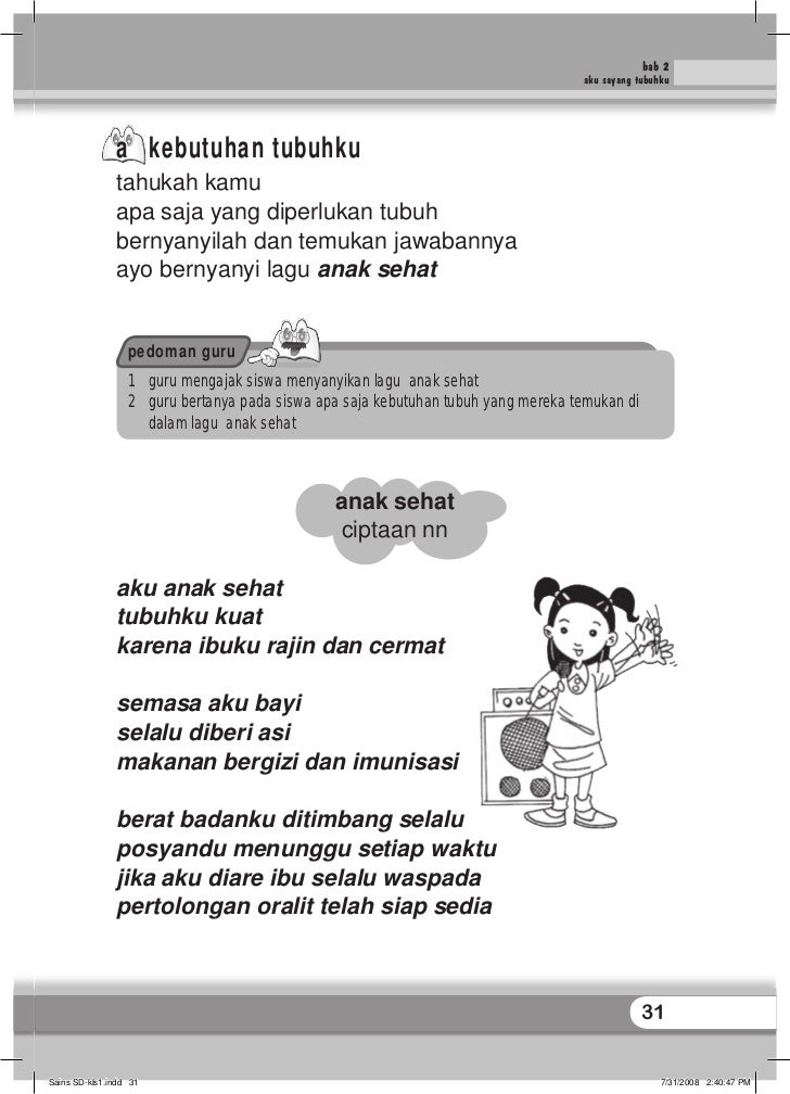 Lagu Aku Anak Sehat Ciptaan