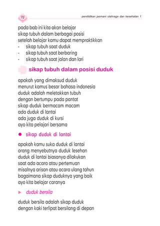 Bagaimana Sikap Tubuhmu Saat Menyanyikan Sebuah Lagu penjaskes sd_mi_kelas_1