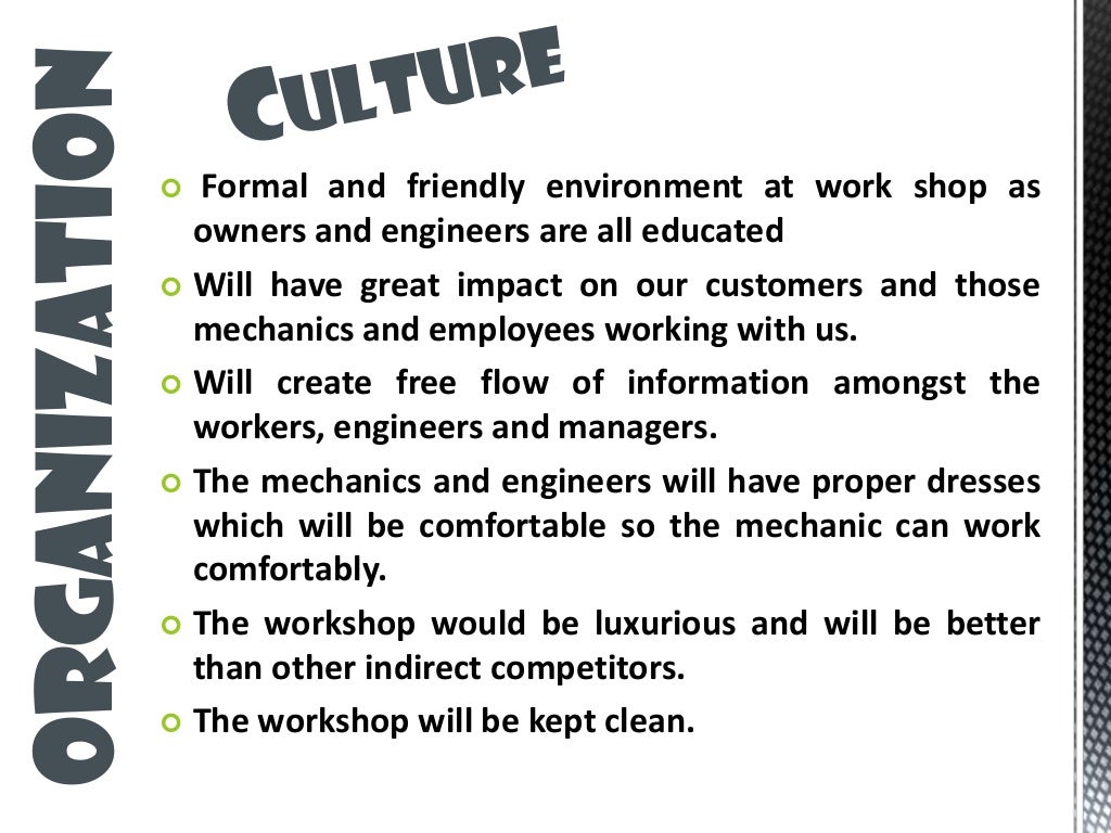 Garage business plan (pdf) picture