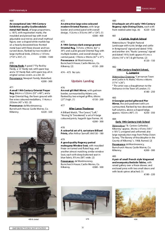 Fonsie Mealy Fine Art Sale Feb 25th 2015 Arish Art