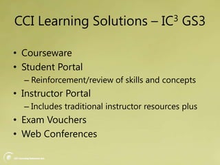 Student e-learning ExperienceCourses are added to student My Learning page.  New courses populate here as well.  Tracks progress and expiration. Clicking link launches course