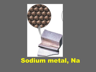 Sodium metal, Na 