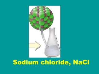 Sodium chloride, NaCl 