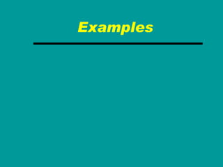Examples 