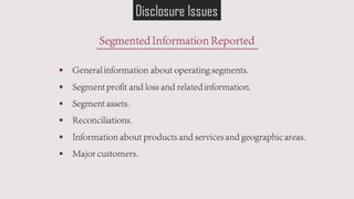 Full disclosure in financial reporting | PPTX