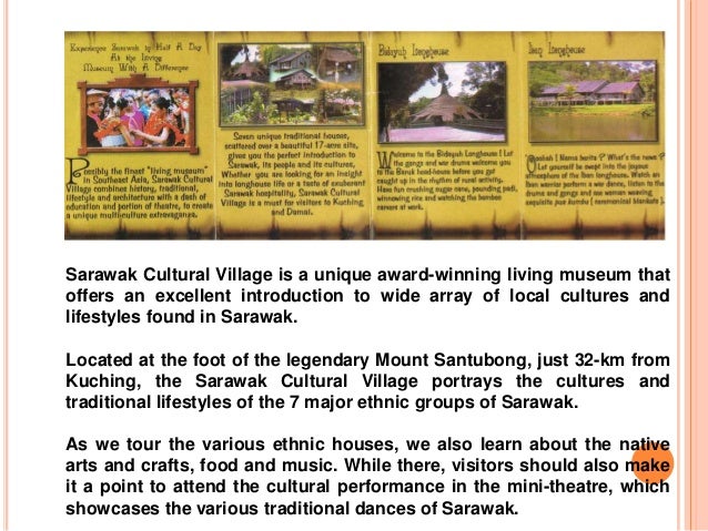 sarawak cultural village essay