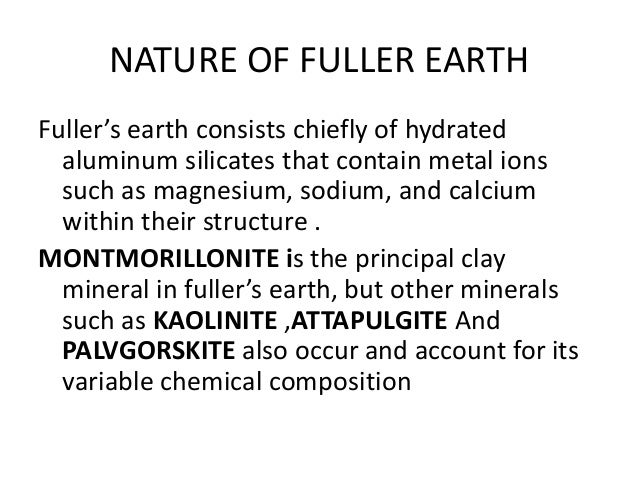 Fuller earth