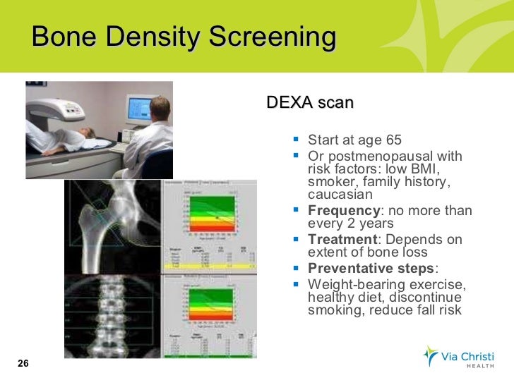 Medical screenings for women