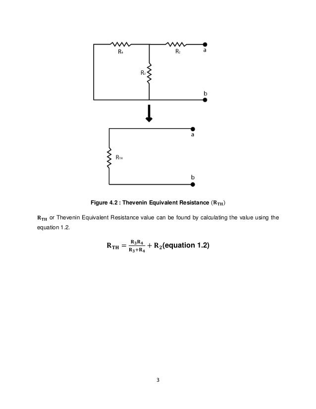THEVENIN’S THEOREM AND WHEATSTONE BRIDGE experiment 4