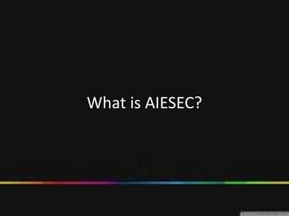 Fullfinal intro to aiesec | PPTX