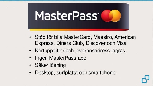 Masterpass For Utvecklare Frukostseminarium Hos Dibs
