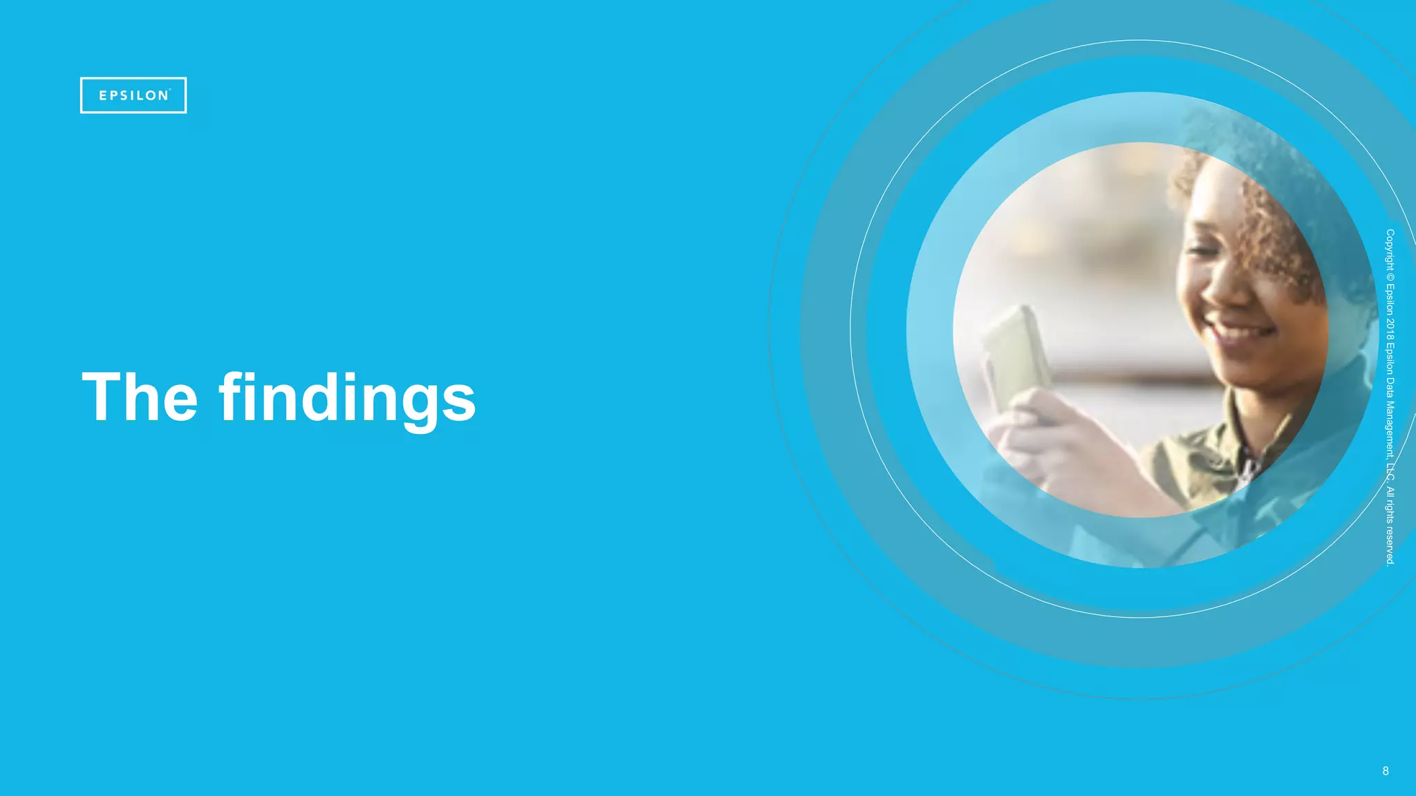 8
Copyright©Epsilon2018EpsilonDataManagement,LLC.Allrightsreserved.
The findings
 