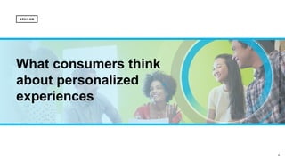 9
Copyright©Epsilon2018EpsilonDataManagement,LLC.Allrightsreserved.
What consumers think
about personalized
experiences
 