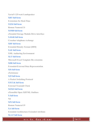 . Ê ( - к ) Page 152
XaviaN 125-watt Loudspeaker
XRT full form
Extensions for Real-Time
XXXI full form
Roman Numeral 31
XSMD full form
eXtended Storage Module Drive interface
X-BAR full form
Crossbar telephone exchange
XDF full form
Extended Density Format [IBM]
XAE full form
XML Authoring Environment
XLT full form
Microsoft Excel Template file extension
XDR full form
Extended-External Data Representation
XIS full form
eXcisionase
X25 full form
A Packet Switching Protocol
XTCLK full form
External Transmit Clock
XOXO full form
eXtensible Open XHTML Outlines
X full form
Nil
XIX full form
Roman Numeral 19
XA full form
Extended Architecture Extended Attribute
XLAT full form
 