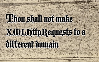 Bringing the Same-Origin Policy to its Knees