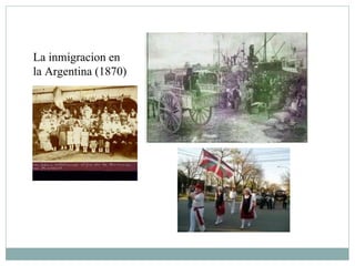 La inmigracion en la Argentina (1870)