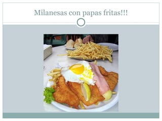 Milanesas con papas fritas!!!