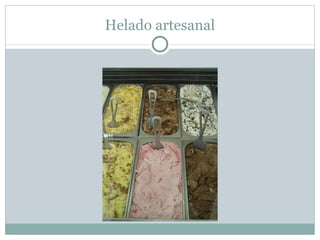Helado artesanal