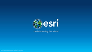 Esri UC 2014 | Technical Workshop | Workshop on GIS+Design
 