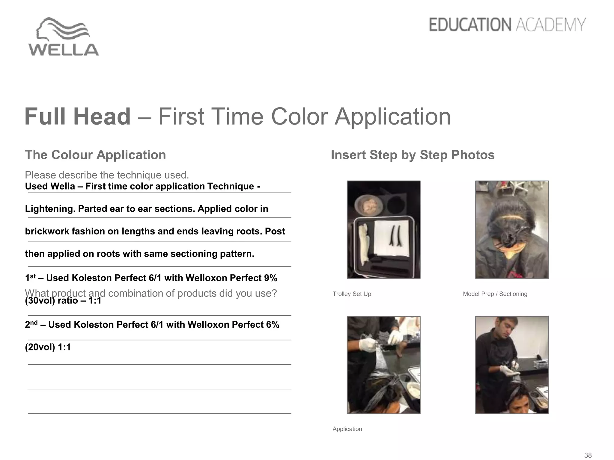 Full head color application | PPTX