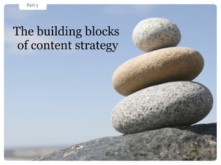 The building blocks  of content strategy Part 3 