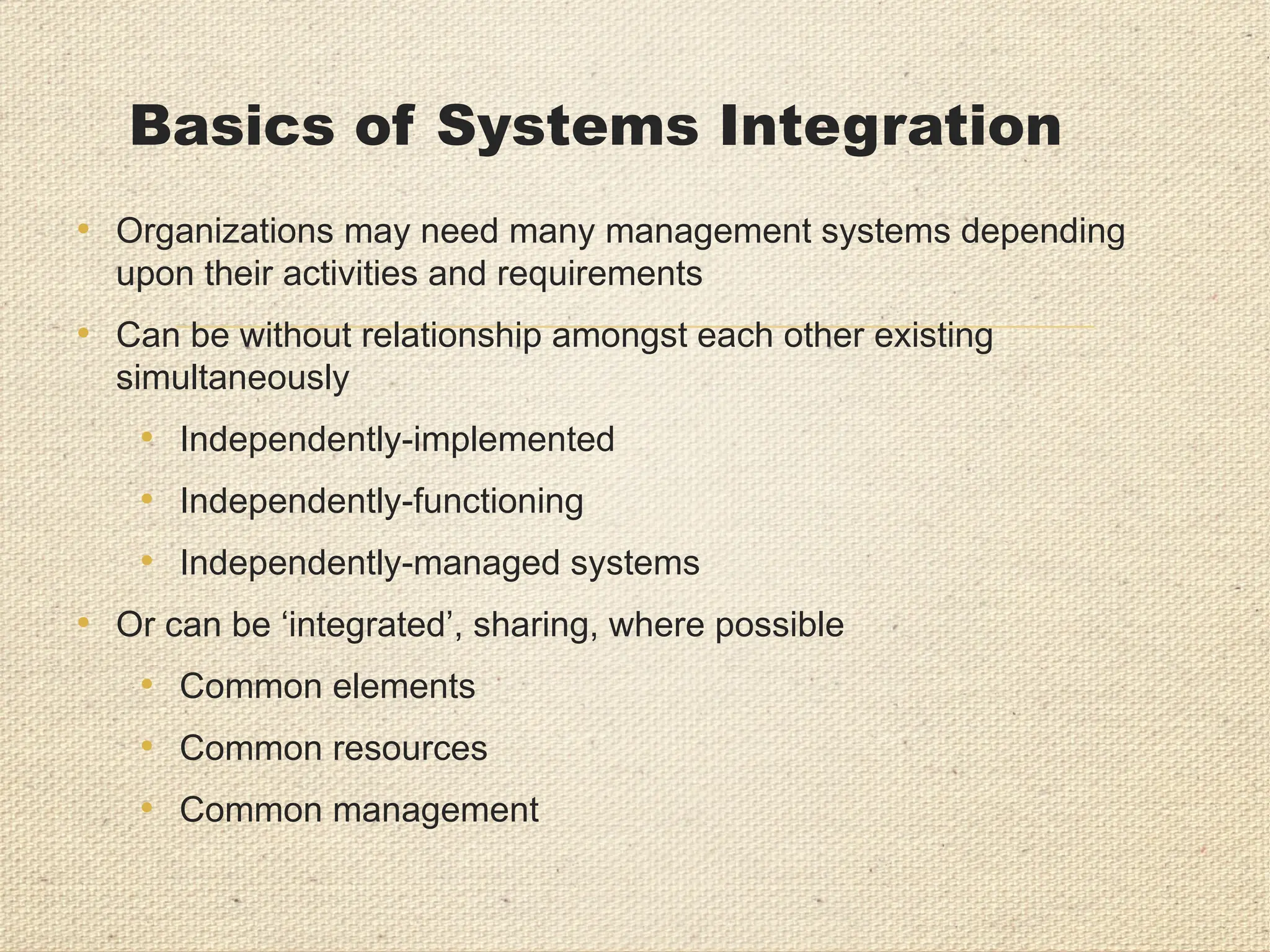 FULL INTEGRATED MANAGEMENT SYSTEMS IMPLEMENTATION TRAINING DANGOTE ...