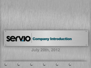 Company Introduction


July 20th, 2012
 