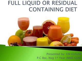 14-day liquid diet weight loss results