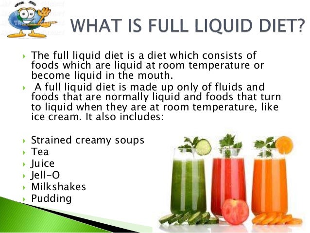 what is a liquid diet for